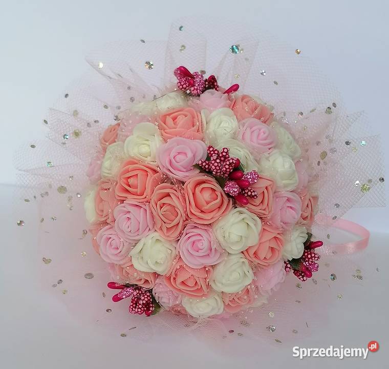 Bukiet chrzest komunia pamiątka bukiecik Ustka