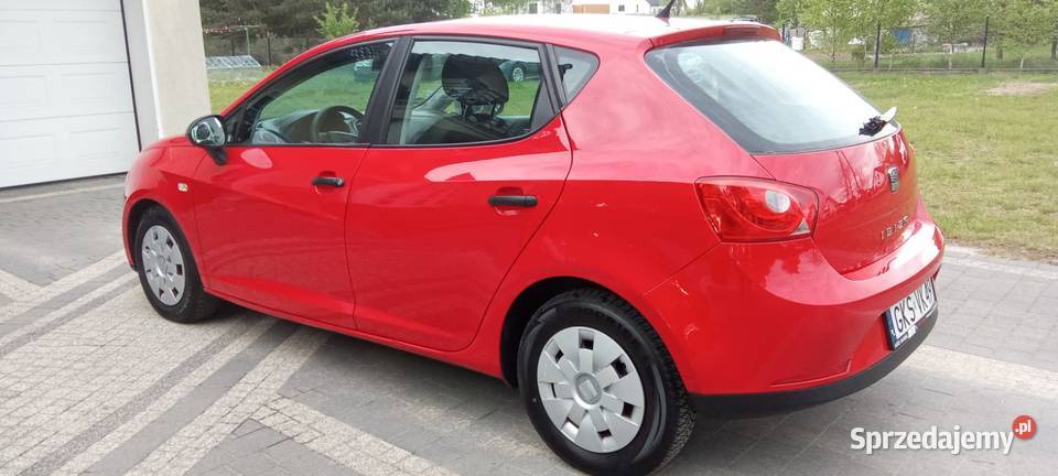 Seat Ibiza 09r 12benzyna 108t czerwony Kościerzyna