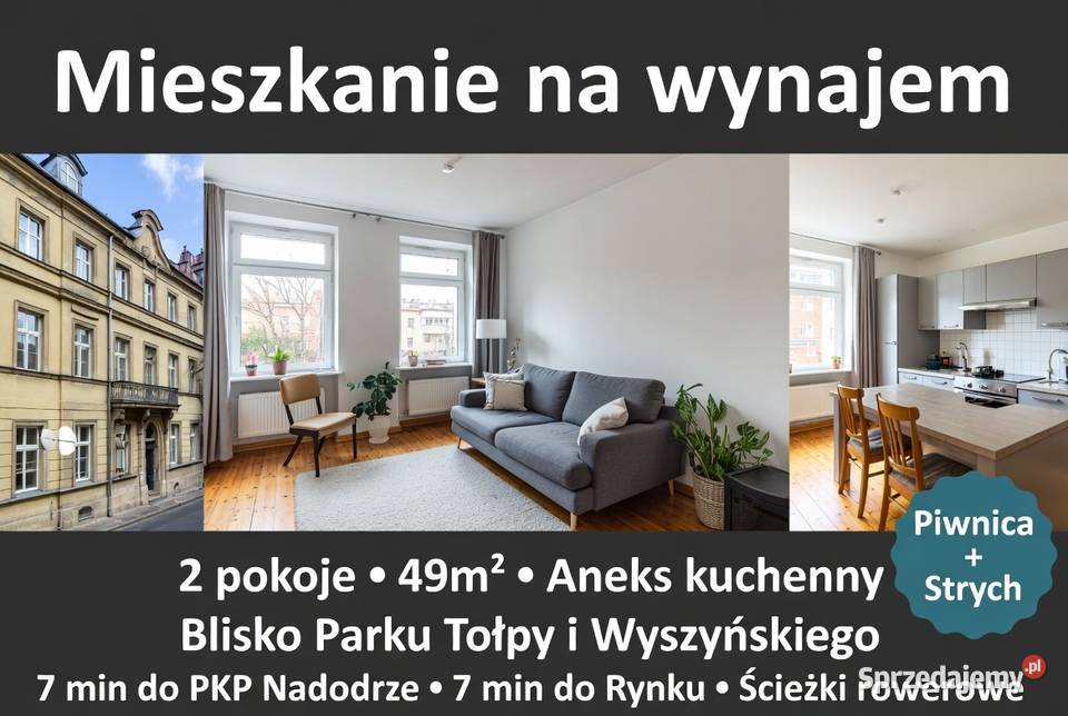 2pok 49met Parku Tołpy PIWNICASTRYCH Wrocław własność