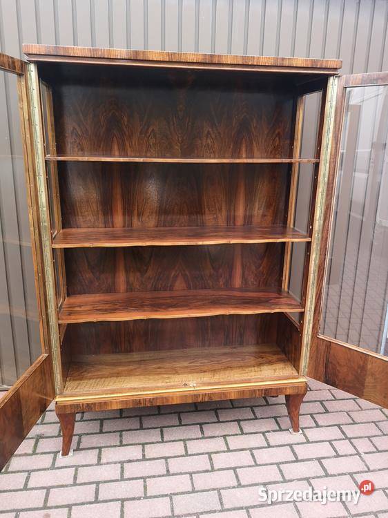 Witryna Serwantka ARTDECO Politura Orzech Stara Swarzędz