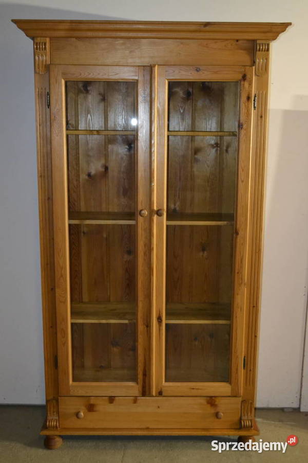 witryna sosnowa lite drewno Będzin