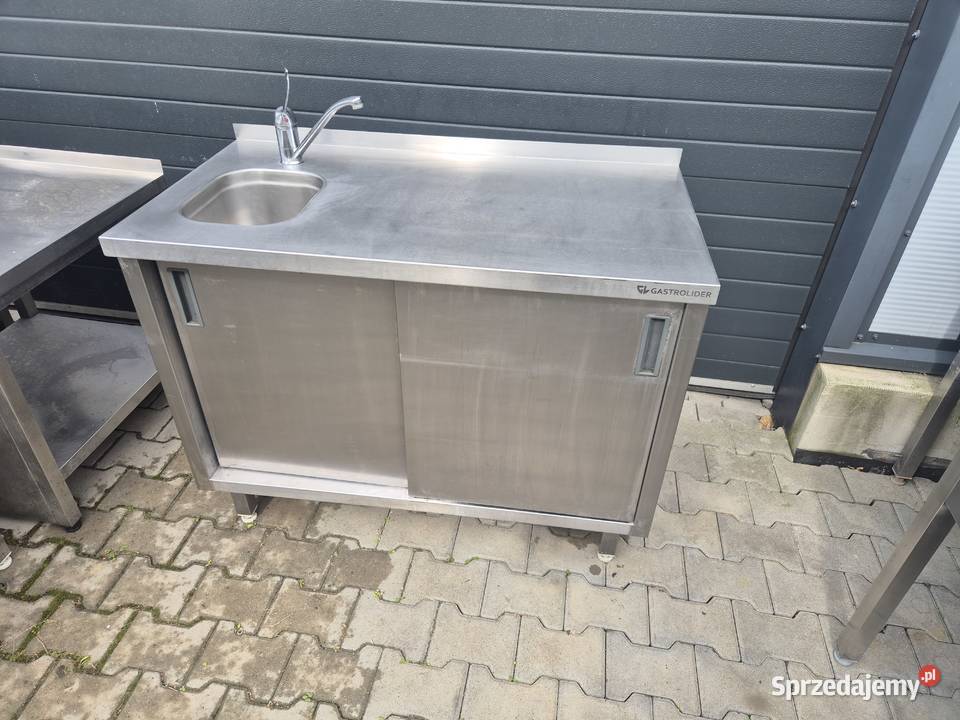 Zlew Gastronomiczny 1 Komorowy Drzwi Suwane Ostrów Wielkopolski