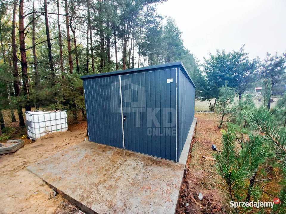 Garaż Blaszany 3x6 wiata Brama Antracyt TKD112 blacha Opole sprzedam