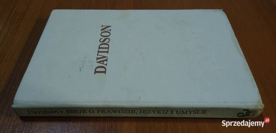 Eseje o prawdzie języku i umyśle Donald Davidson Gdańsk