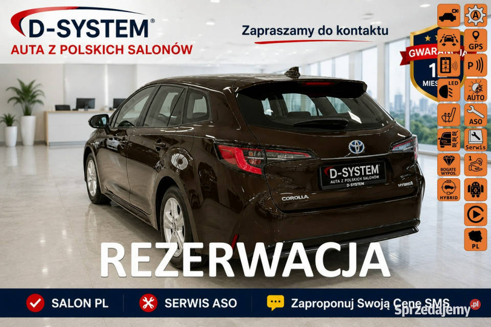 Toyota Corolla 22 Salon Polska 18 HYBRID 1wł z Corolla podlaskie Białystok