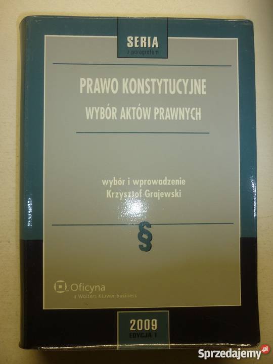 PRAWO KONSTYTUCYJNE WYBÓR AKTÓW PRAWNYCH Łódź