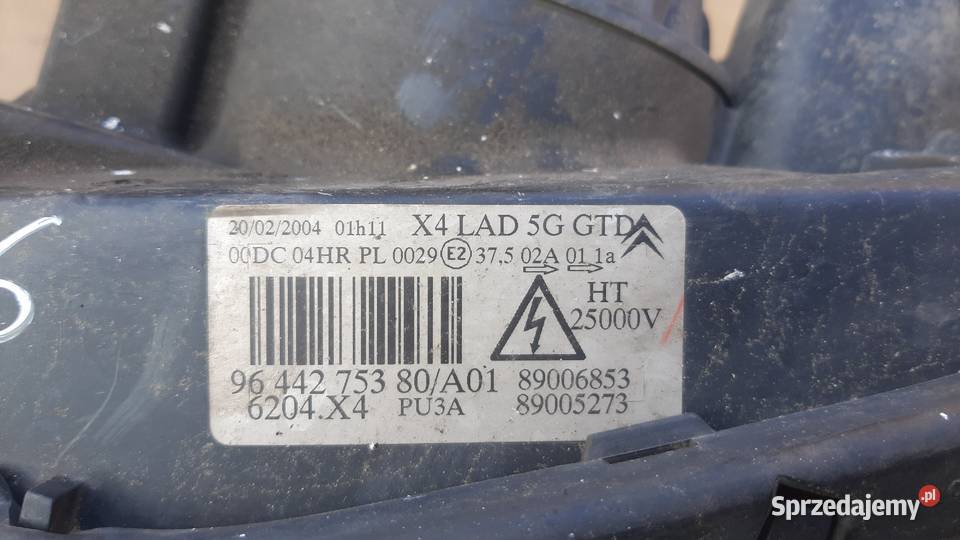lampa prawa lewa Xenon Citroen c5 I 0104r ksenon dolnośląskie Dębno sprzedam