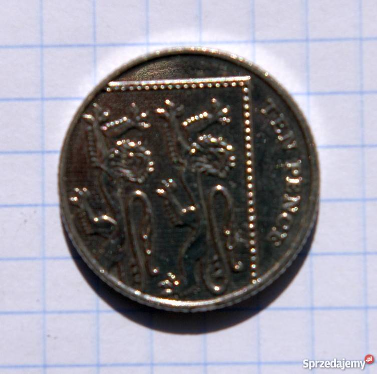 10 PENSÓW TEN PENCE 2014 WIELKA BRYTANIA Piszczac