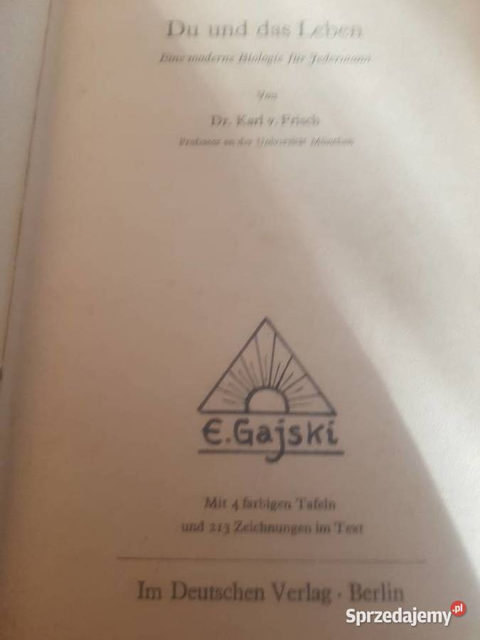 Stara niemiecka książka serdecznie Katowice