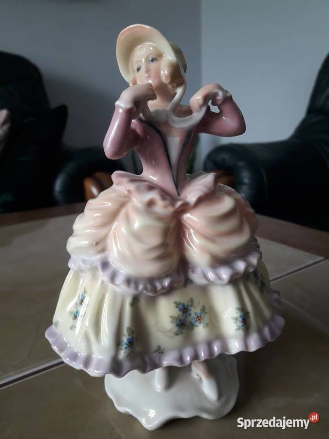 Dama porcelanowa Karl Ens lata 30te lubelskie Janów Lubelski
