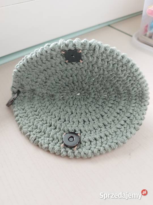 Ażurowa torba na ramię i etui na okulary crochet