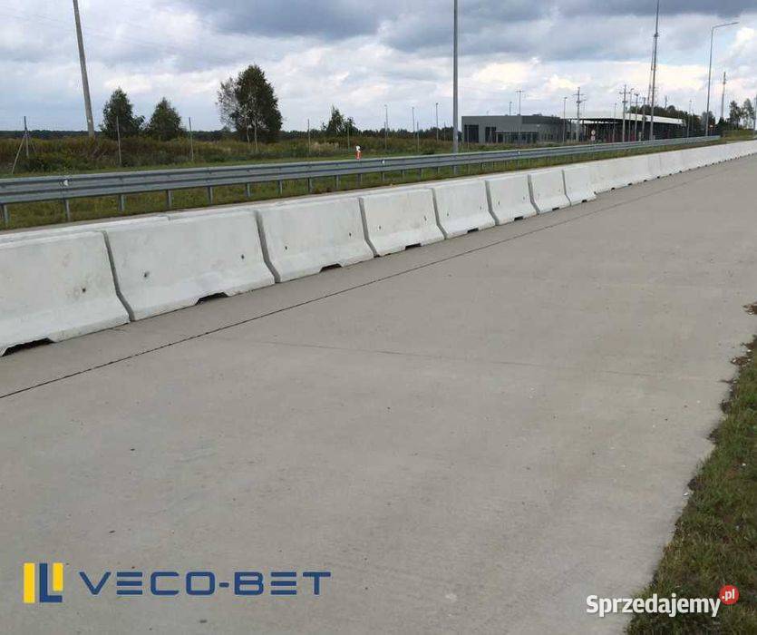 Betonowa zapora drogowa bariera drogowa U14b Pozostałe Mińsk Mazowiecki sprzedam