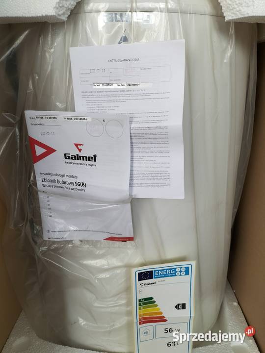 Zbiornik buforowy wiszący pionowy SGB 60L Galmet Piła