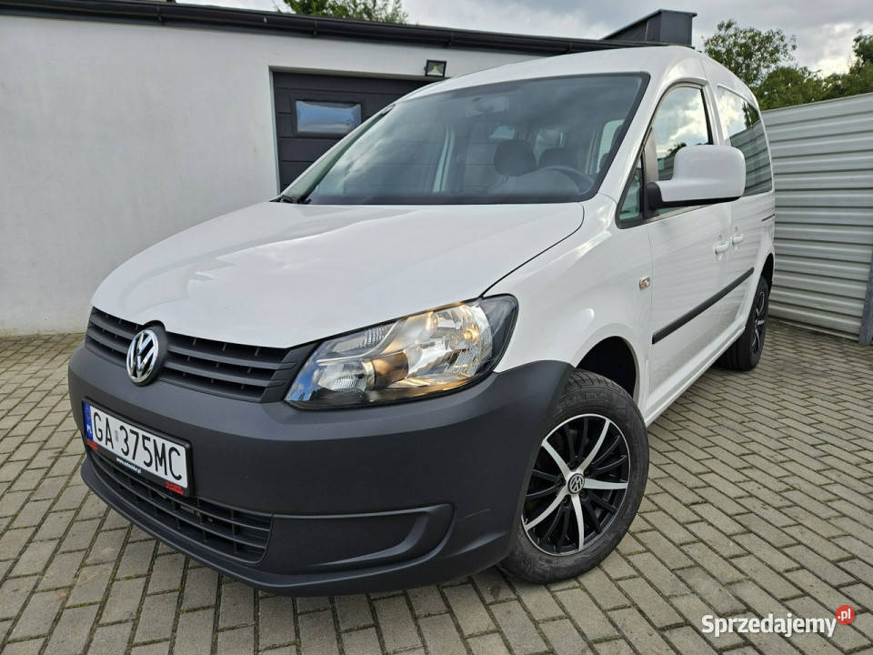 Volkswagen Caddy 20 MPi 109 benzyna NOWY GAZ LPG pomorskie Gdynia
