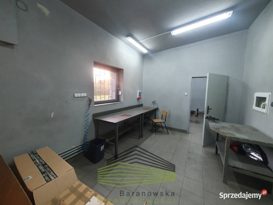 Hala magazynowo biurowa 83 m2 parking Deszczno