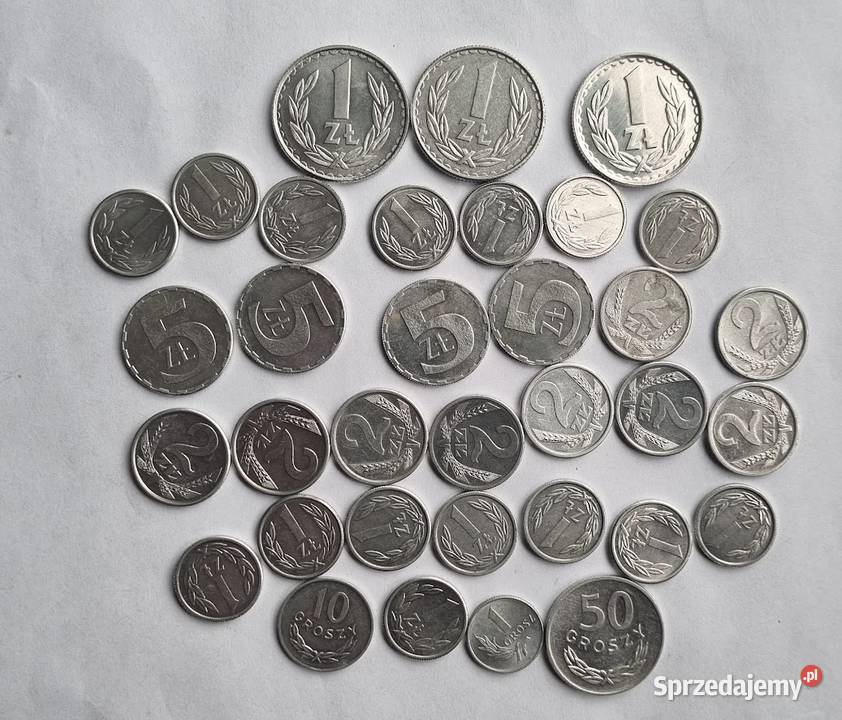 Monety polskie różne Zielona Góra