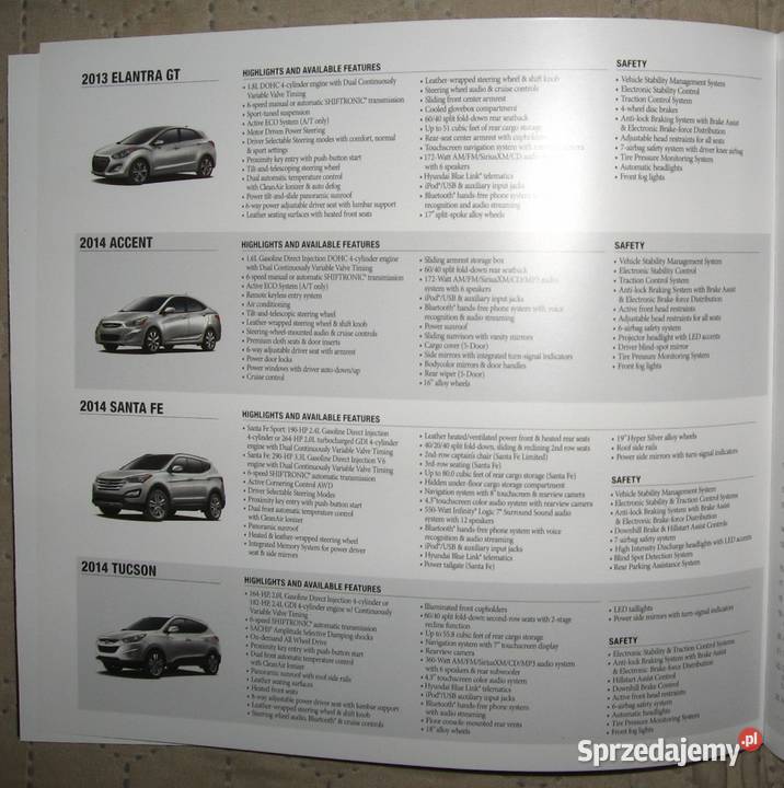 Hyundai 2014 Full Line prospekt katalog Pozostałe Kępice