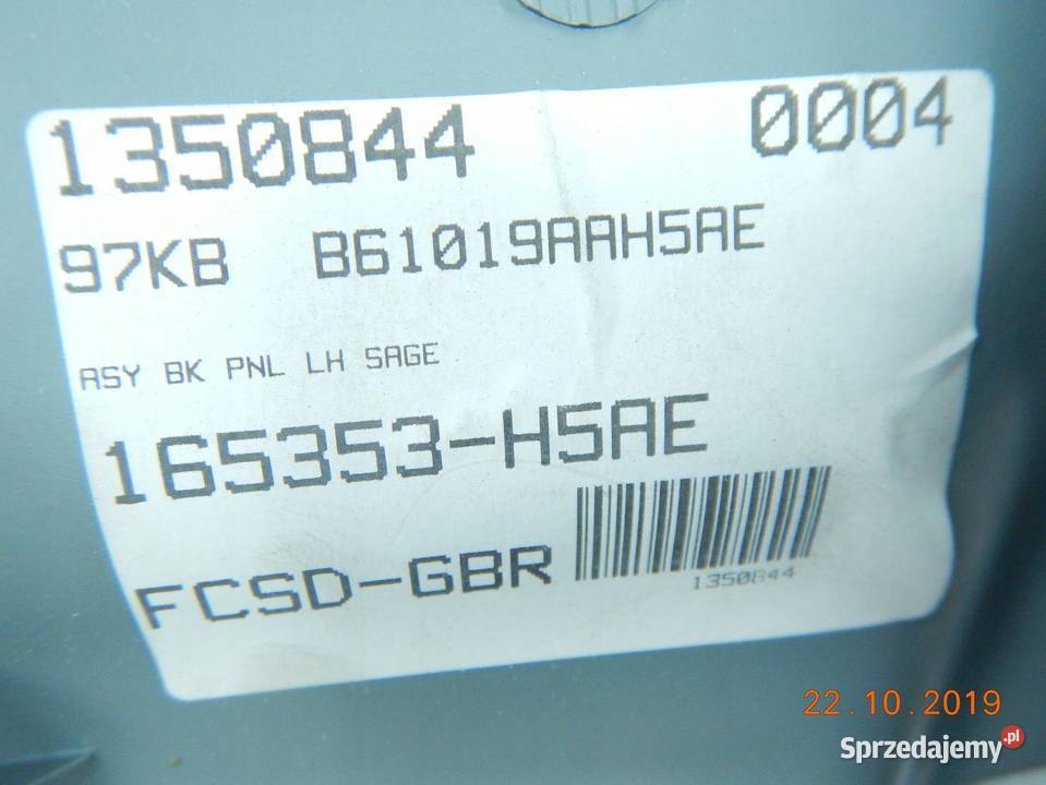 PLASTIK OPARCIA LEWY PRZÓD FORD KA 0508 ASO sprzedam