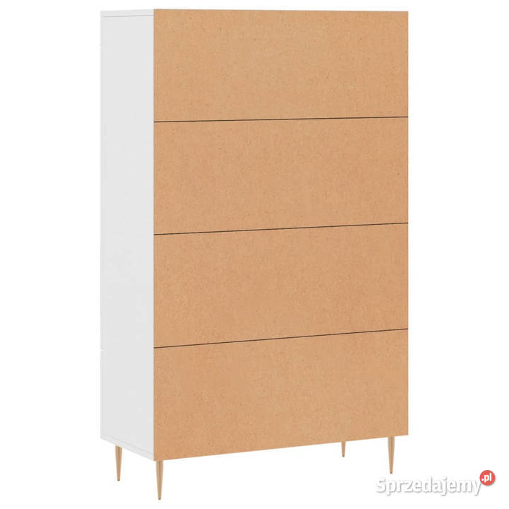 Wysoka szafka biała 695x31x115 materiał Warszawa sprzedam