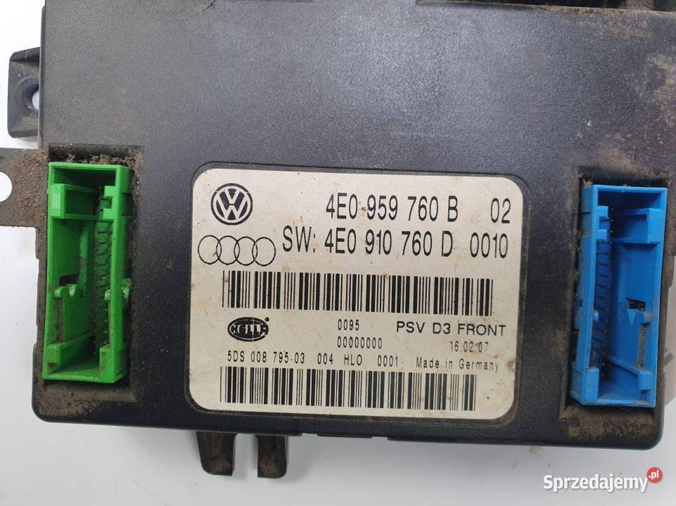 MODUŁ AUDI A8 D3 4E0959760B Lipno sprzedam