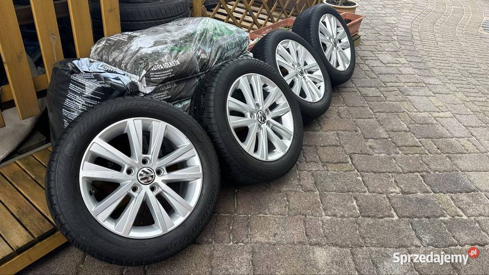 Felgi Oryginalne VW Caddy z oponami 20555R16 Wrocław