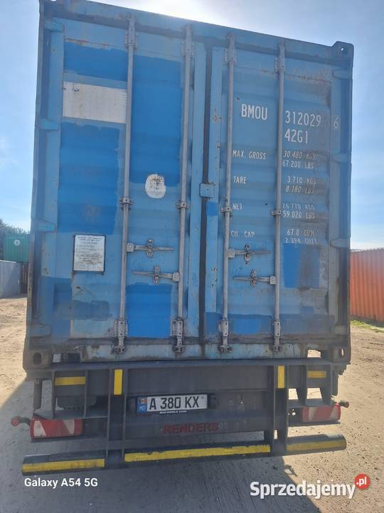 Kontener morski magazynowy 40 DC 12m Małaszewicze Małe