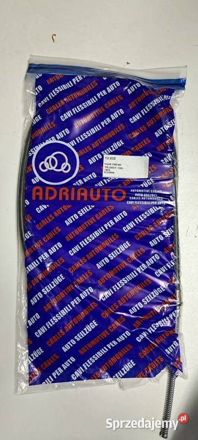 Linka hamulca ręcznego tył FORD TRANSIT mk3 8592 pomorskie Luzino