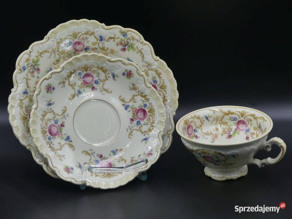 Komplet śniadaniowy Sorau Żary stan niemal Poznań