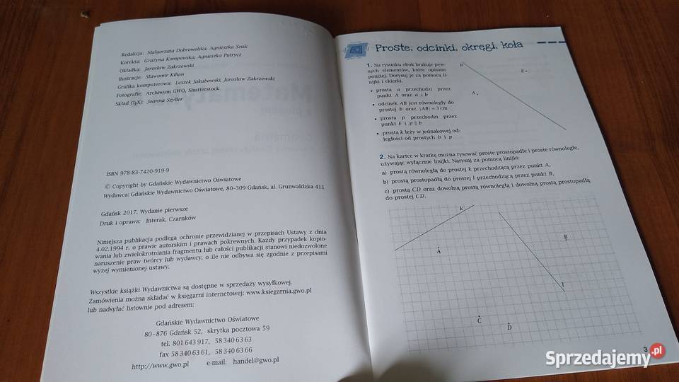 Matematyka z plusem 6 Ćwiczenia Geometria Wersja Gdańsk
