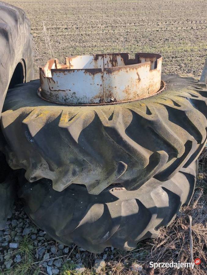 Koła bliźniacze 184 R38 opony felgi bliźniaki Barchaczów