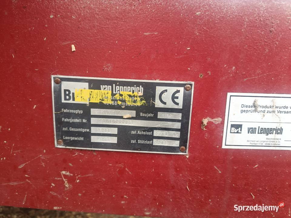Paszowoz Bvl vmix 12 nieuszkodzony Dworczysko