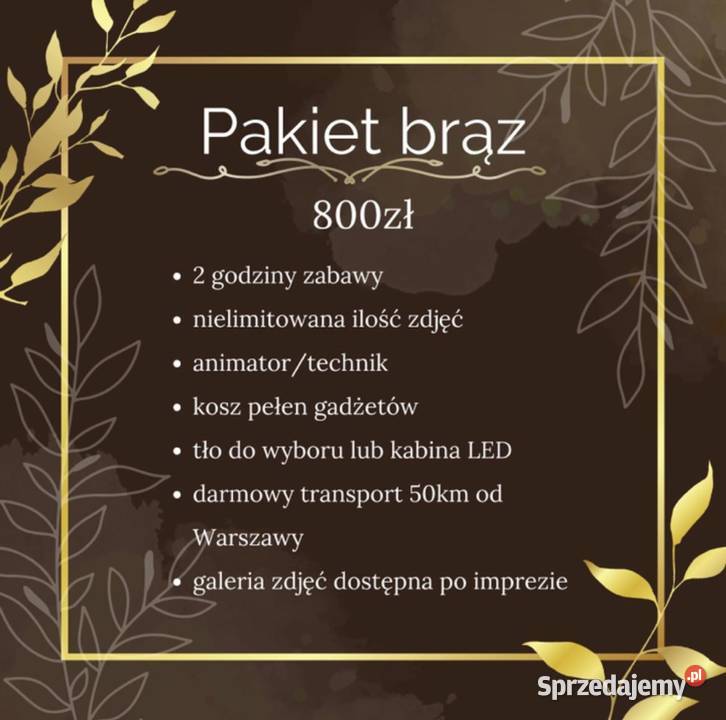 Wynajem Fotobudki mazowieckie Warszawa