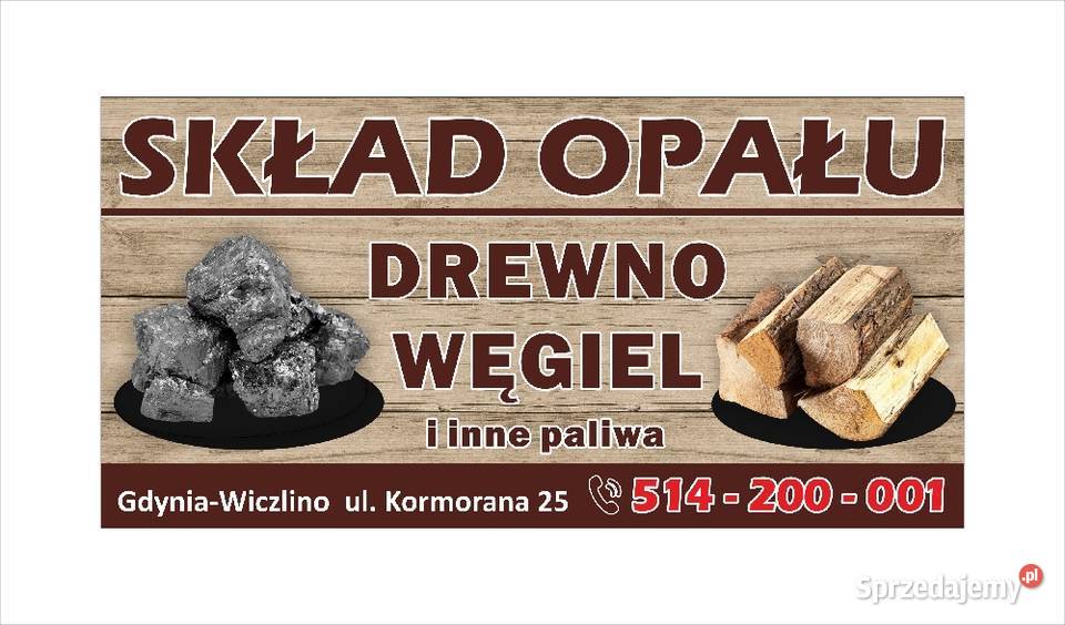 Pellet drzewny skład opału kormorana 25 gdynia pomorskie