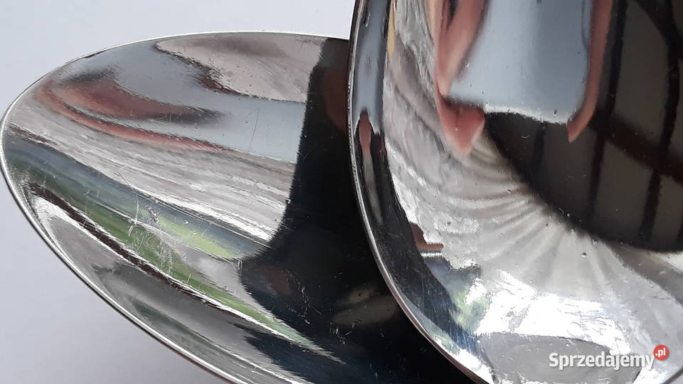 Łyżki obiadowe BAKELIT Gerlach sztućce PRL Dąbrowa Górnicza