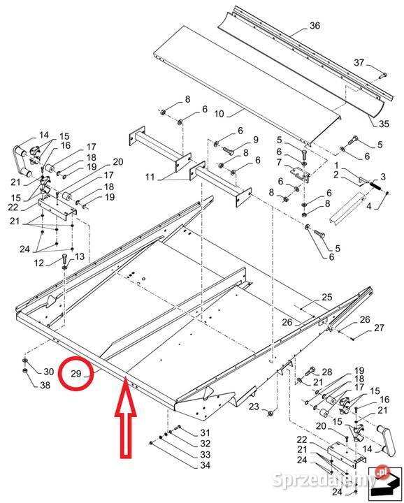 84393491 Kosz sitowy do kombajnów Case IH nieuszkodzony Jelenia Góra sprzedam