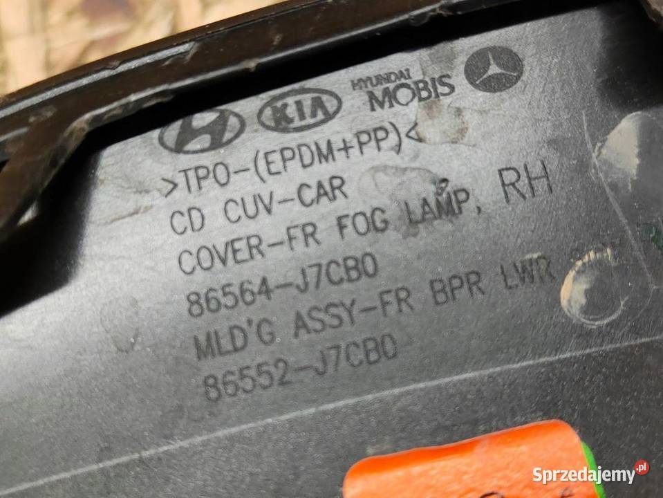 Kratka Zderzaka Prawa Kia XCeed 86564J7CB0 Pleszew