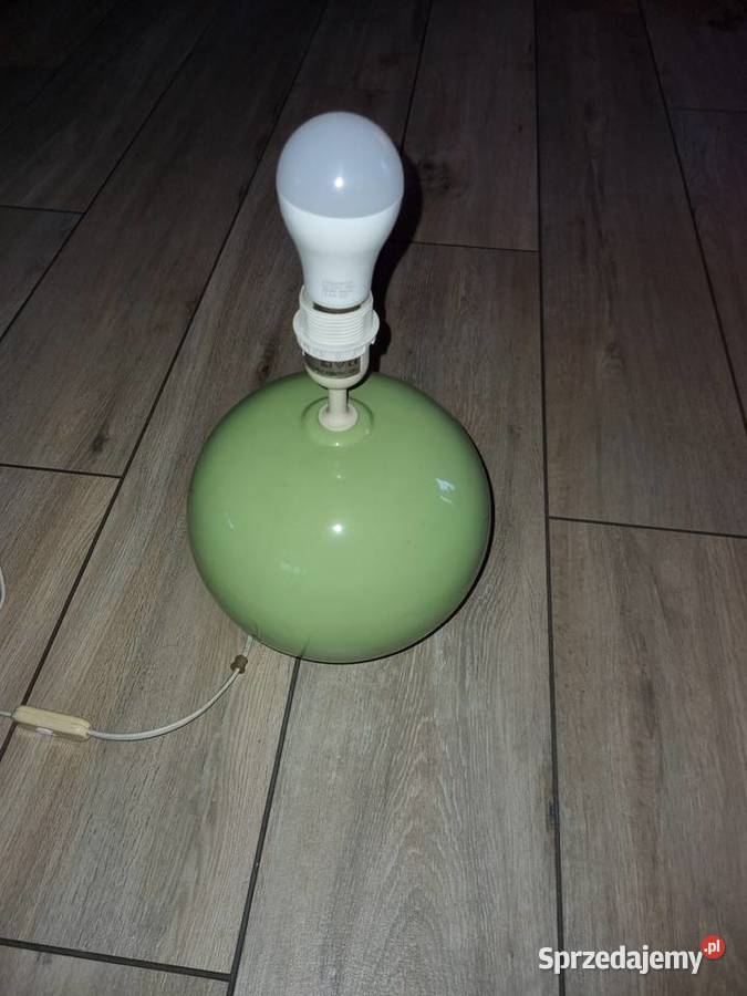 Lampa stołowa beż abażura Wola Podłężna