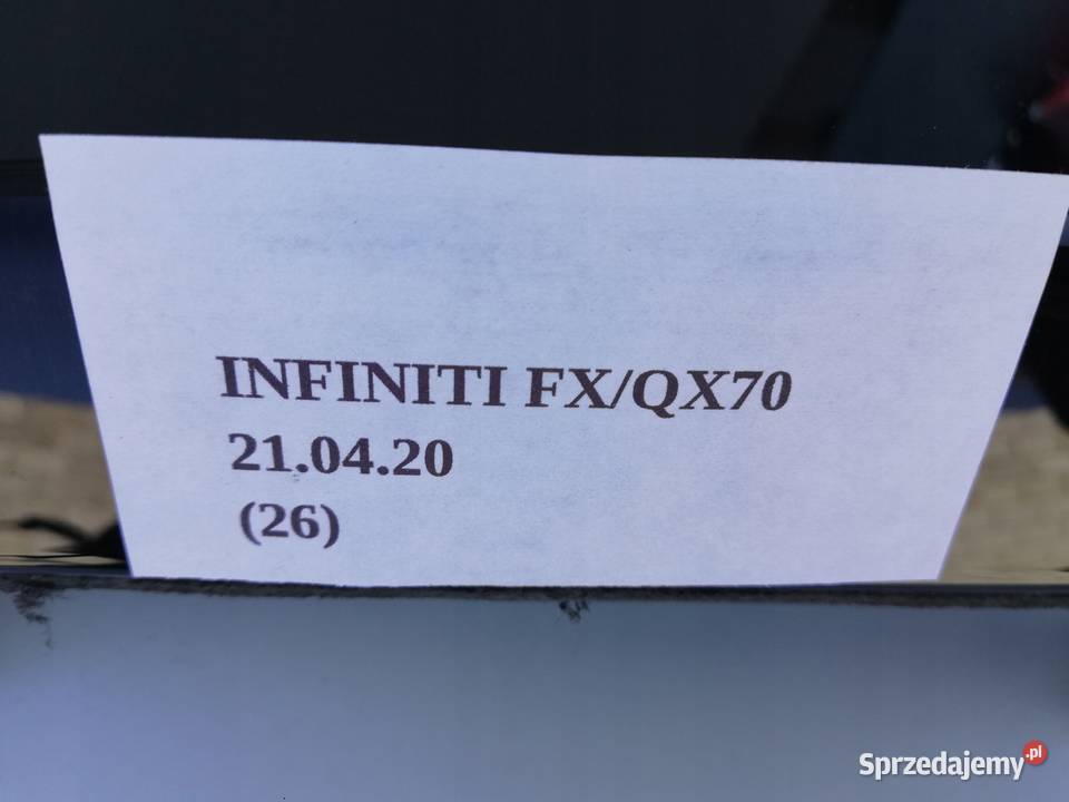 PANEL RADIA KLIMATYZACJI INFINITI QX70 FX35 FX37 Nowy Tomyśl