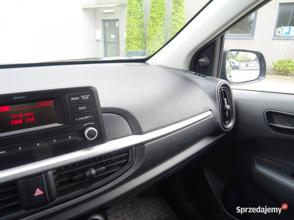 Kia Picanto III 10 67Salon Pierwszy właściciel czarny Kia Łódź sprzedam