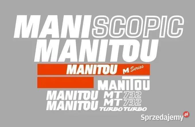 Naklejki oklejenie MANITOU MT 732 Zamiennik Janików