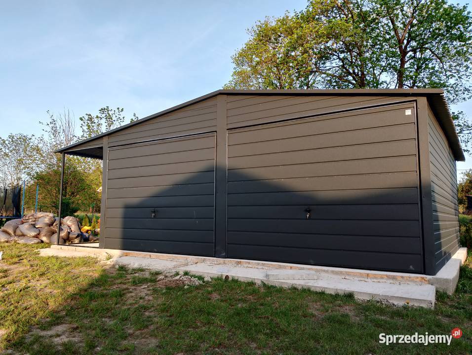 Drewnopodobny Garaż Blaszany Złoty Dąb Garaże