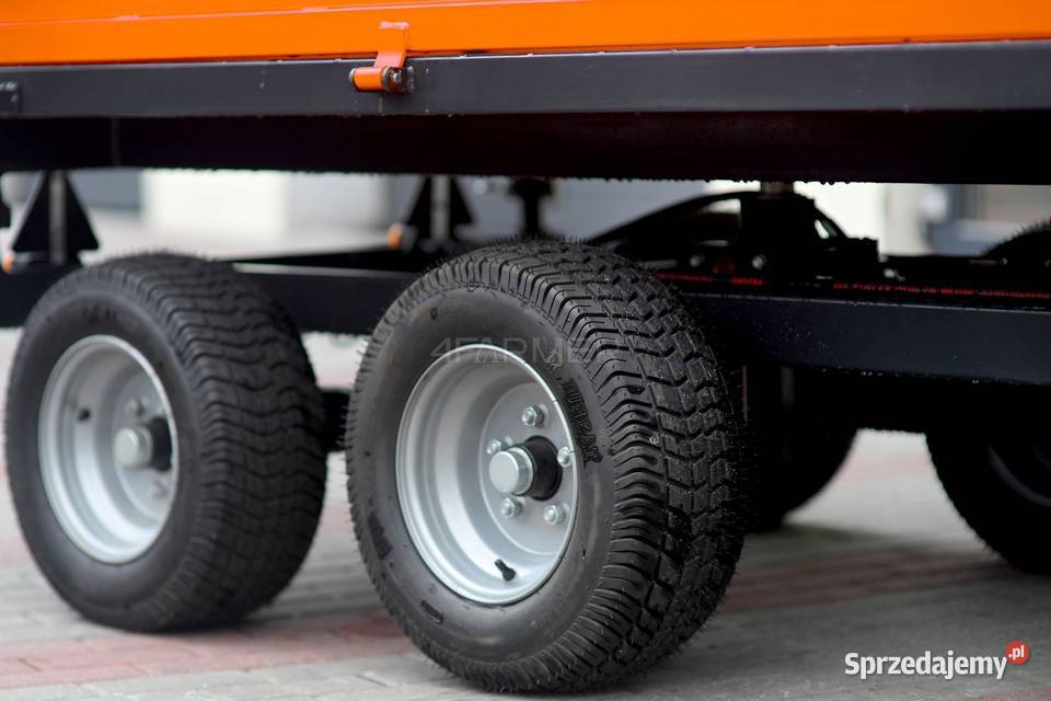 Przyczepa rolnicza dwuosiowa 25T z kiprem i