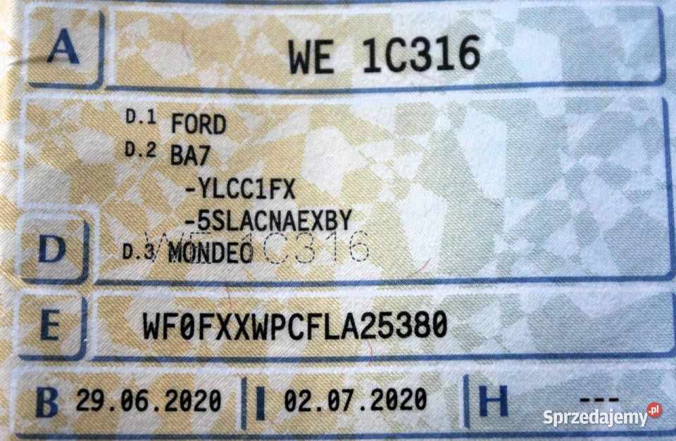 Ford Mondeo Automat SalonPL FV23 150 Kamera Navi nieuszkodzony Sokołów