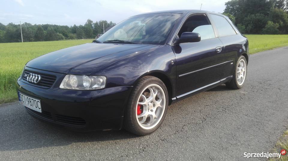 Kultowe Audi A3 19tdi Sline klima alu17 elektryczne lusterka Kończyce Małe
