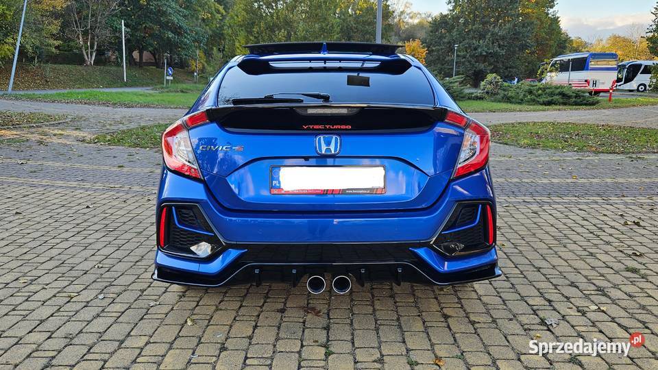 Honda Civic X 15T Sport Plus super stan ASO i OC 1498cm3 mazowieckie Warszawa