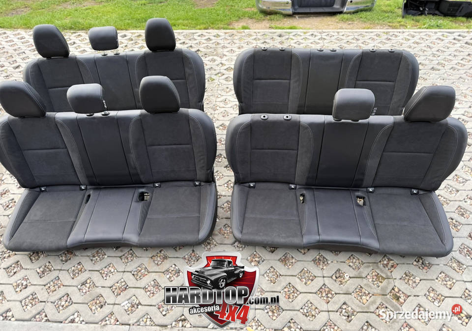 Kanapa Fotele Tył Tylne Nissan Navara NP300 Pasłęk