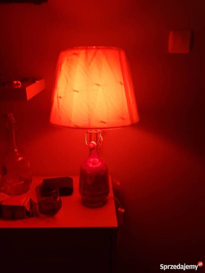 Lampka na prezent waletynkowy butelka winie
