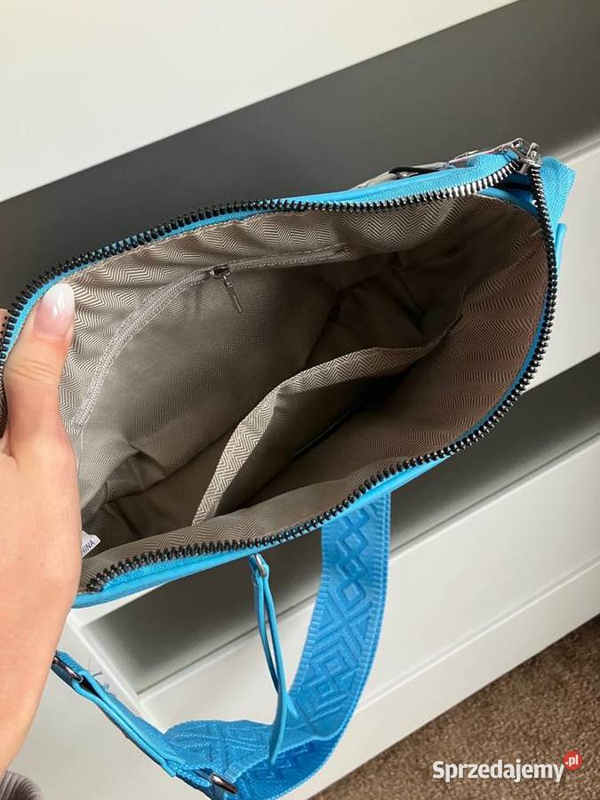 Nowa błękitna torebka listonoszka ekoskóra Erick Nisko