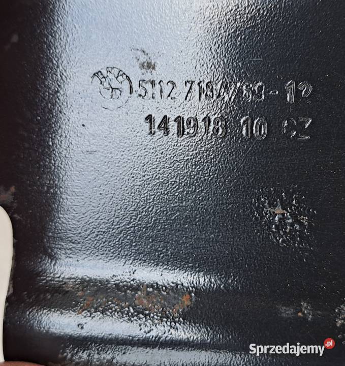 Belka wzmocnienie zderzaka tył BMW F10 7184769 dolnośląskie Mielęcin