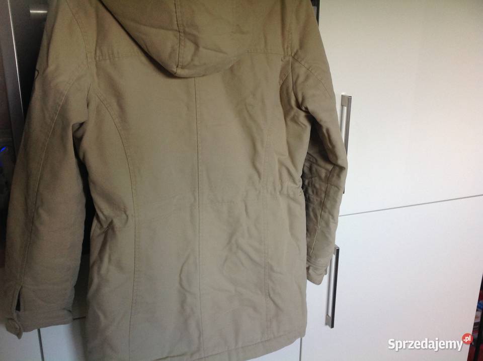 Parka Kurtka z Kapturem Damska SM camel Wiosenna/Jesienna  Nowa Sól